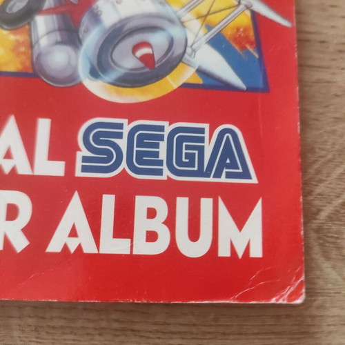 Panini Sonic 1994 album used with stickers and poster