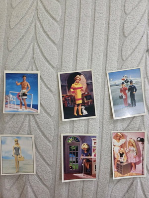 Barbie Panini stickers like new