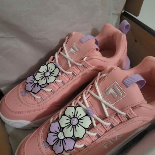 Fila Disruptor Flower sneakers new, size 41, white pink