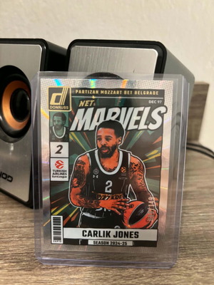 Carlik Jones Net Marvels Donruss Euroleague Card like new