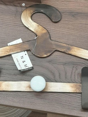 Metal Hanger Wall Decor 60cm x 26cm