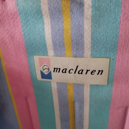 Maclaren double stroller used with reclining backs