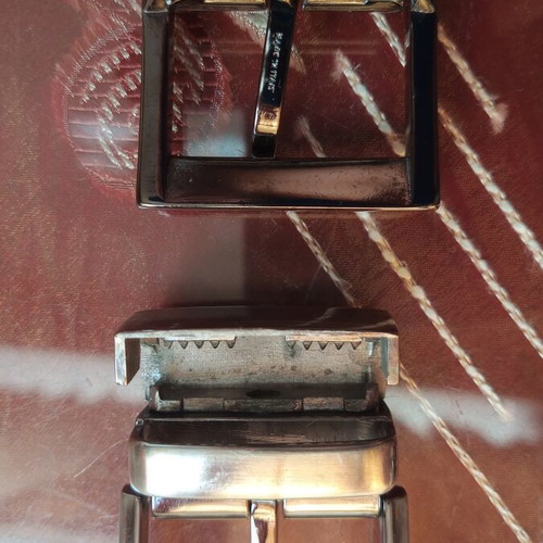 Four belt buckles