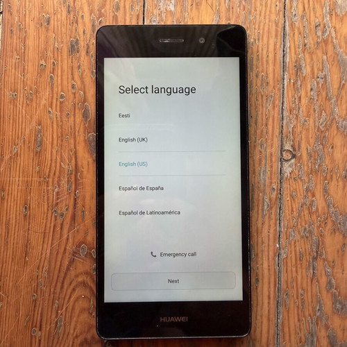 Huawei P8 Lite (ALE-L21) smartphone used with 16GB storage and microSD card
