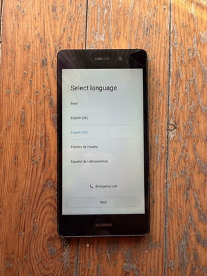Huawei P8 Lite (ALE-L21) smartphone used with 16GB storage and microSD card