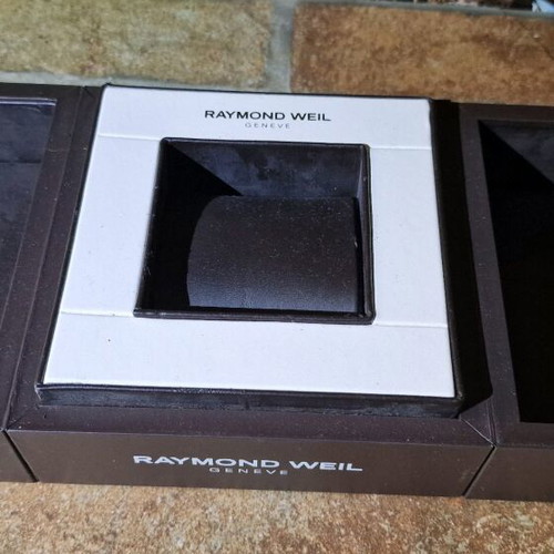 Raymond Weil folding watch box with cushion used