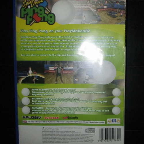 SpinDrive Ping Pong PS2 used
