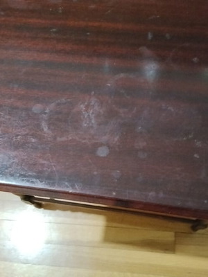 Wooden side coffee table