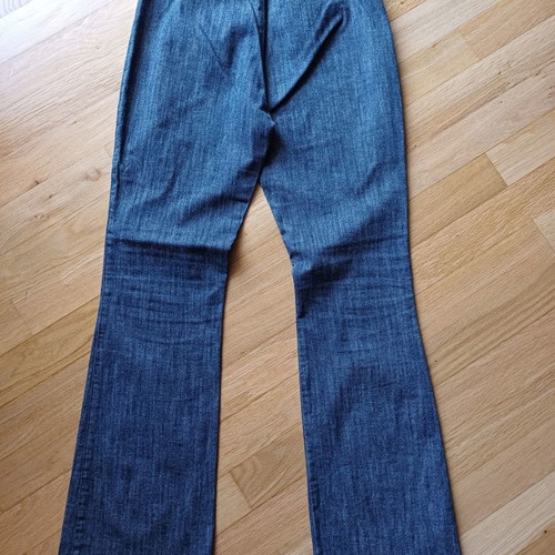 Stretch denim jeans used, bootcut fit, size L