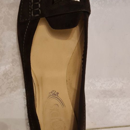Tod's brown ballerinas used, size 37