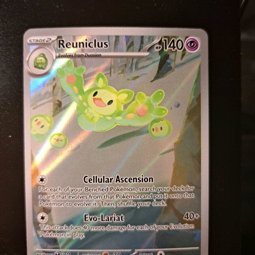 Reuniclus SVP 212 Black Star Promos card like new