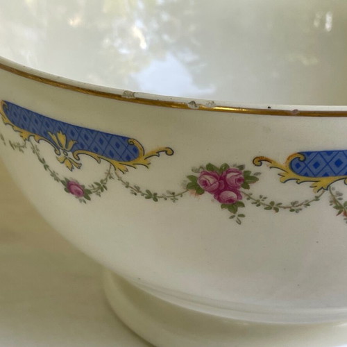 Set of 2 used Ditmar Urbach porcelain bowls/fondue pots