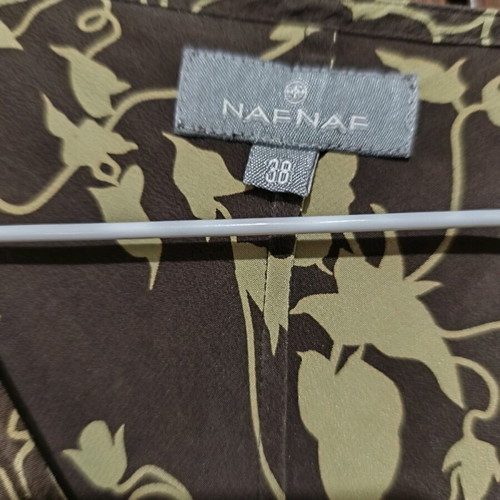 Naf Naf dress green like new, very lightweight fabric