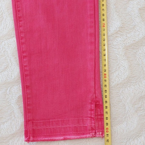 S.Oliver women's slim pants used, sizes M-L, red and pink