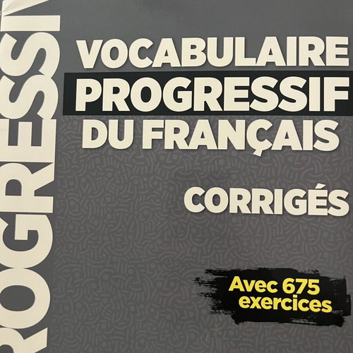 Vocabulaire Progressif du Français C1 C2 books like new with exercises and CD