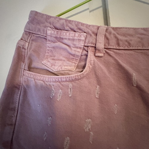 Pink Woman high-waist jeans like new, pink, size XL