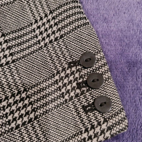 Mango women's jacket like new, black and white