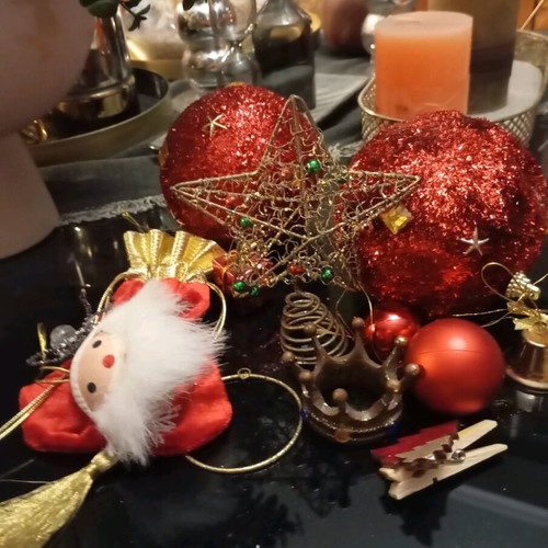 Christmas vintage collection used, old figures in excellent condition