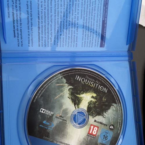 Dragon Age Inquisition PS4 game like new