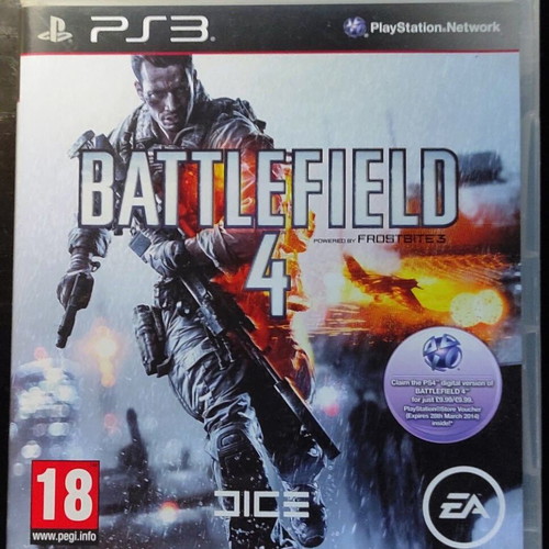 Battlefield 4 PS3 DVD game used with complete content
