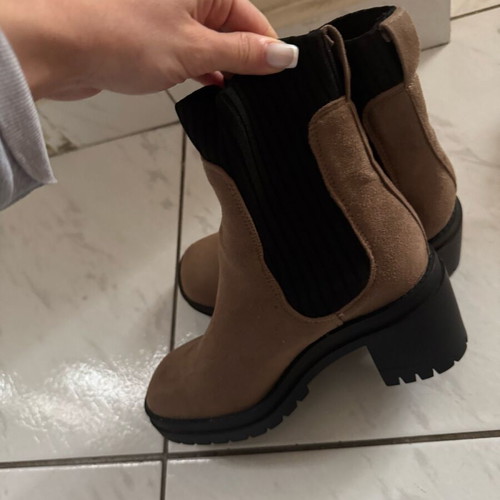 Women's ankle boots size 36 like new, black and brown