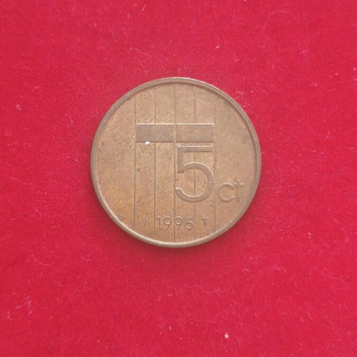 Netherlands 5 Cents Coin used