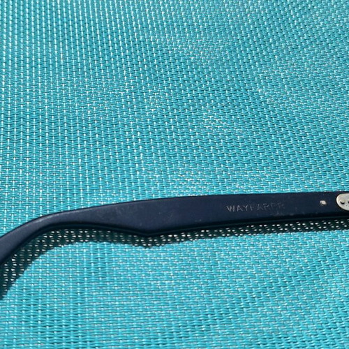 Ray Ban Wayfarer 46mm sunglasses used, made in USA
