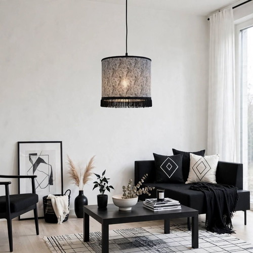 Φωτιστικό οροφής Black Shycedelic E27, 30x20 εκ, Oxygen lampshades