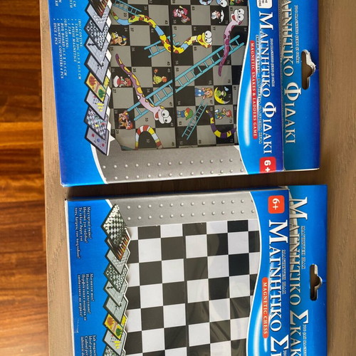 Magnetic games new, set of 2 pieces