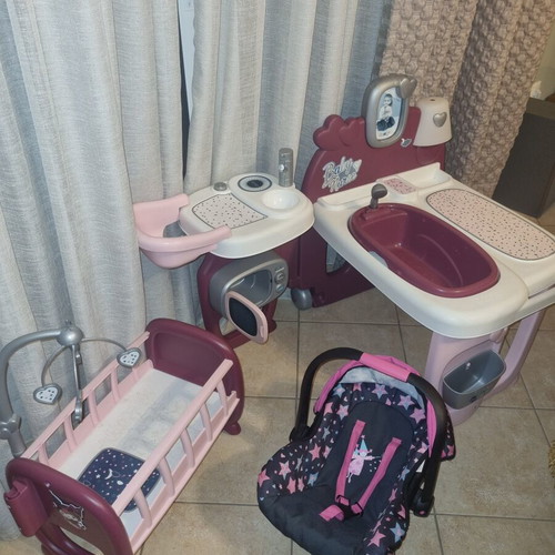 Smoby Baby Nurse playset used, doll care station