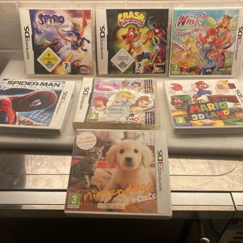 Nintendo DS empty cases complete with manual pack