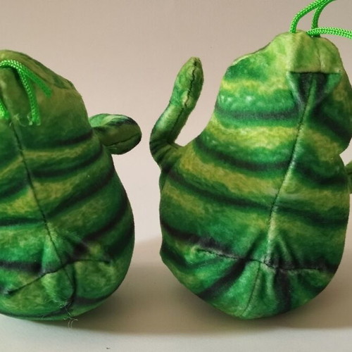 Ghostbusters Green Scary Slimer plush toys used, pack of 2