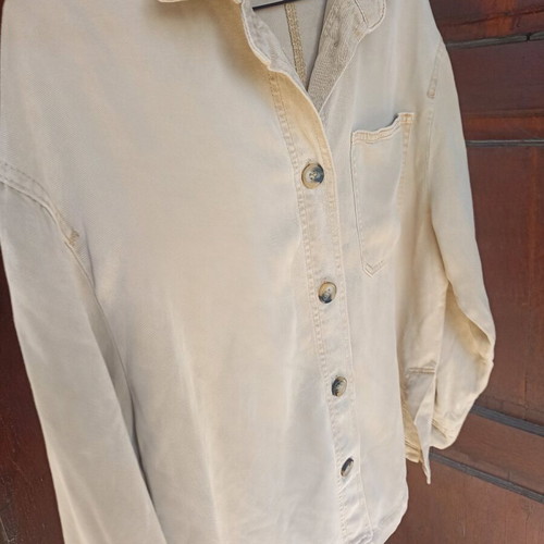 Claudia Strater shirt like new, size M, beige and brown