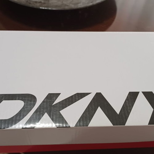 DKNY athletic shoes used, beige, size 36