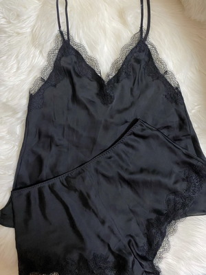 Victorias Secret satin cami set καινούργιο, μαύρο, μέγεθος M