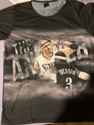 T-shirt Iverson L like new, black