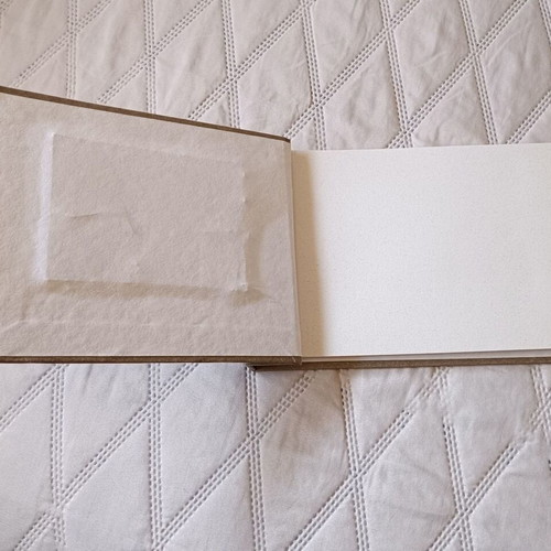 Photo album used, 60 pages, handmade cover