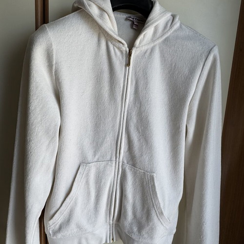 Juicy Couture Velvet Jacket like new, white, size L