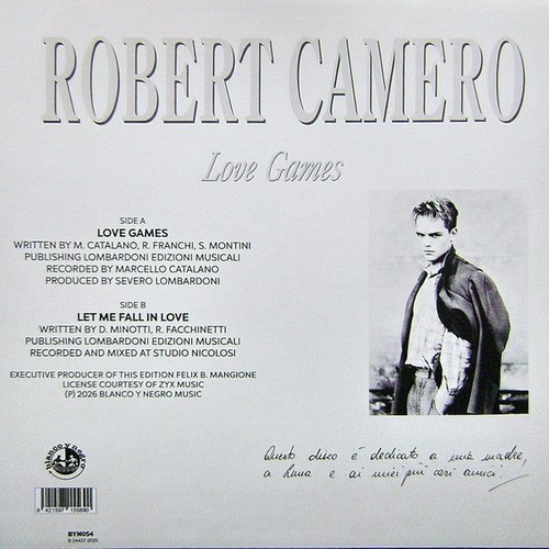 Robert Camero Love Games vinyl record new, electronic