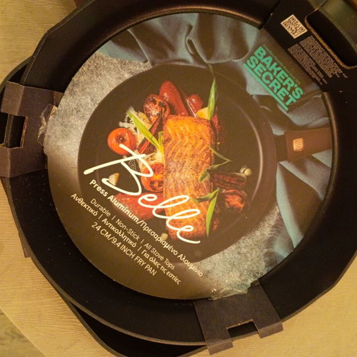 Nonstick frying pans set of 3, including grill pan