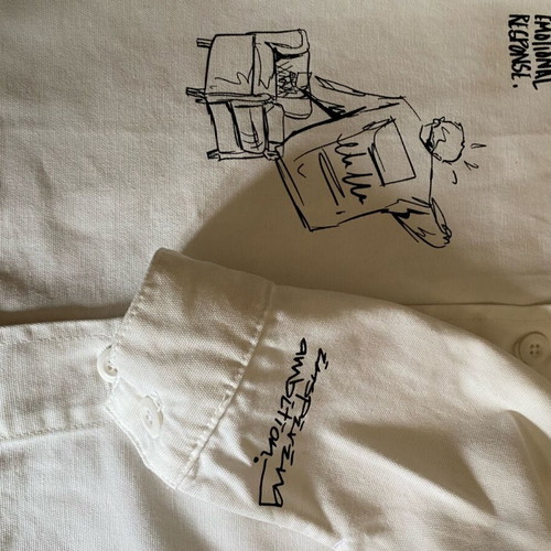 Zara men's overshirt like new, white, 100% cotton, size M