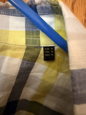 Massimo Dutti Men’s Plaid Shirt Size M Like New