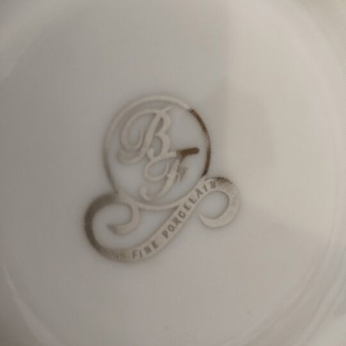 Vintage Coffee Cup Set BF Fine Porcelain medium size like new