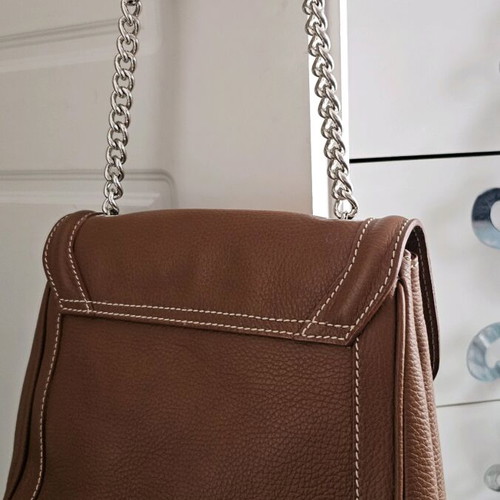 Buti leather shoulder bag like new, brown