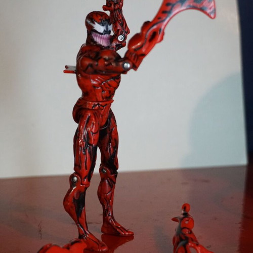 Spiderman TAS (1996) Venom and Carnage figures like new