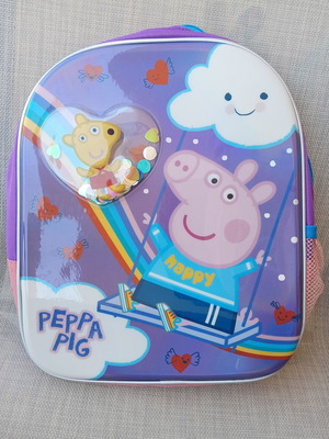 Παιδική τσάντα πλάτης Peppa Pig με 3D διακοσμητικό