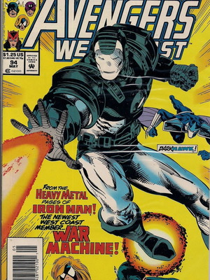West Coast Avengers κόμικ μεταχειρισμένο (1985)
