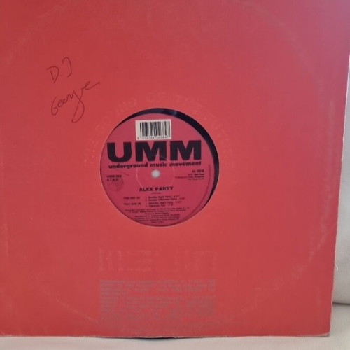 Vinyl UMM underground music movement used