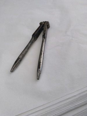 Vintage reversible double-jaw nutcracker used