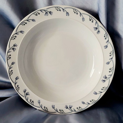 Vintage plates used, Ionian porcelain set of 2
